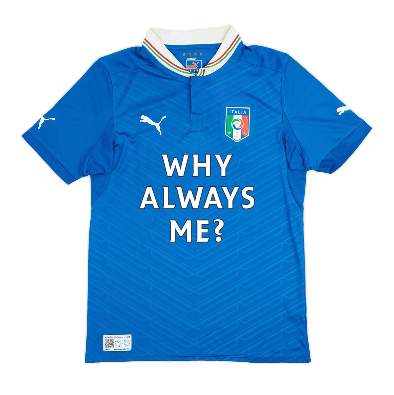 Italië Balotelli Why Always Me Shirt