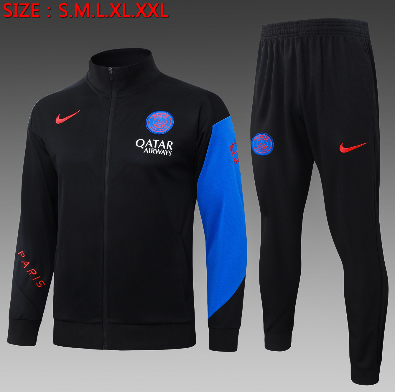 Survêtement noir PSG 2026/2027