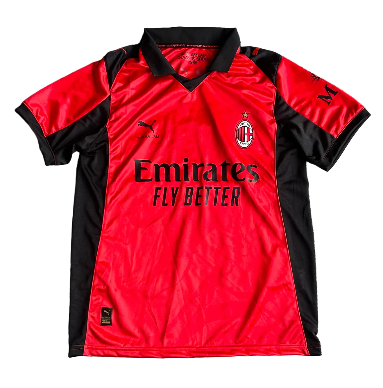 Maglia Edizione Limitata AC Milan x Slam Jam Rossa 2026