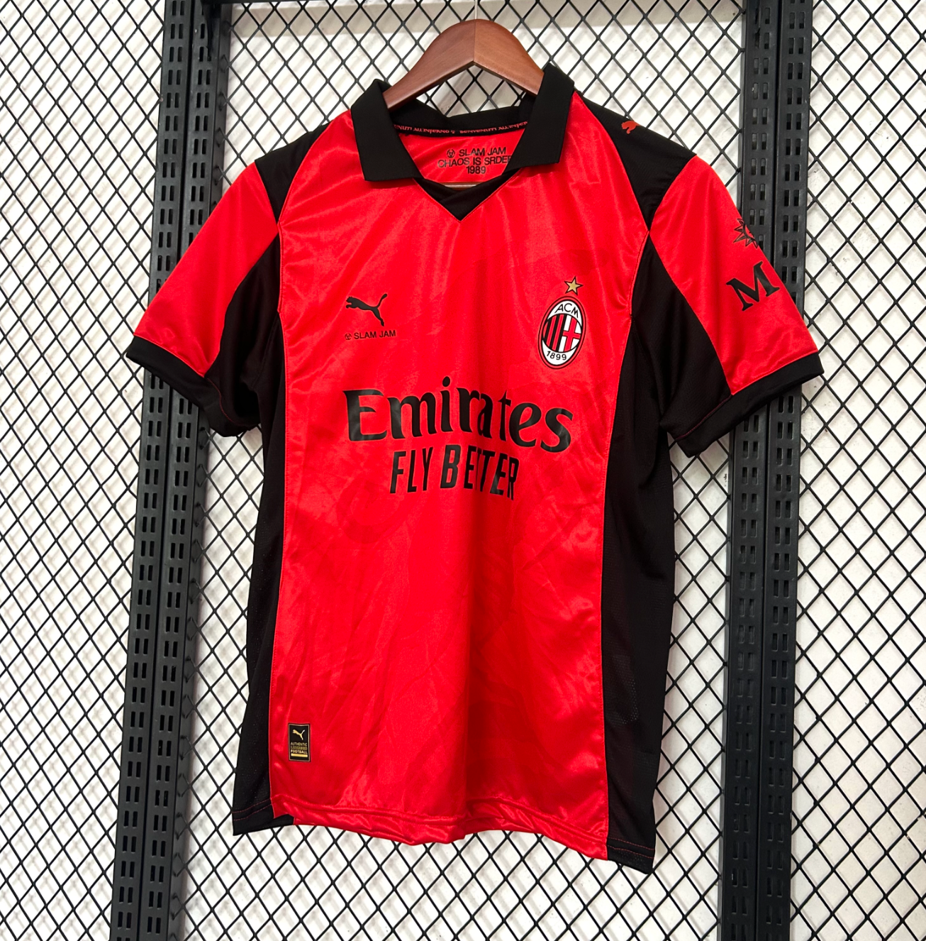 Maglia Edizione Limitata AC Milan x Slam Jam Rossa 2026