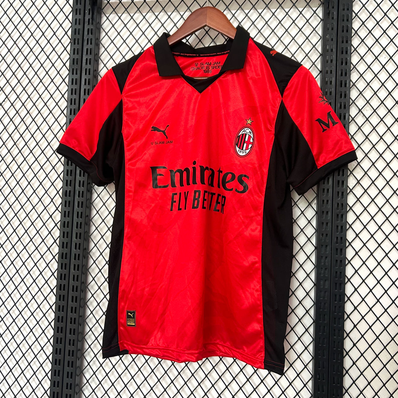 Maglia Edizione Limitata AC Milan x Slam Jam Rossa 2026
