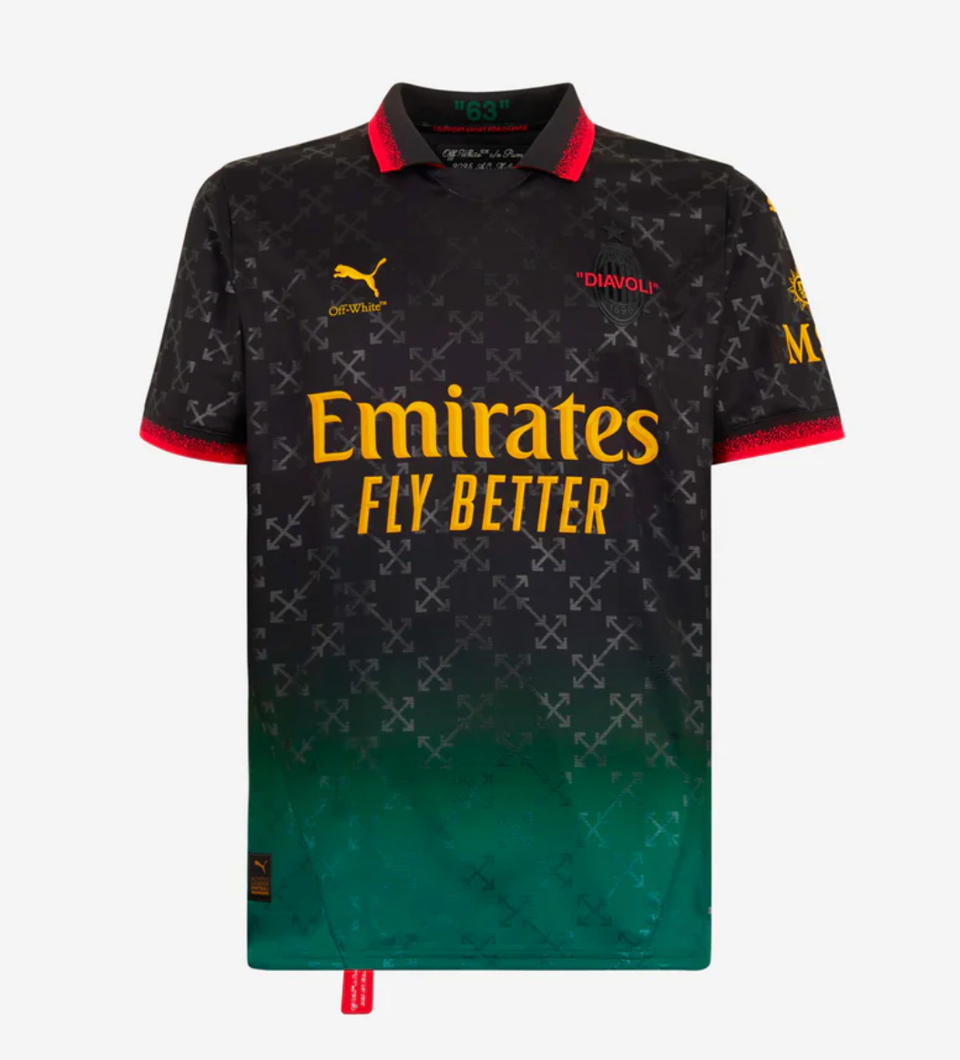 AC Milan x Off-White 2024/2025 (SCHWARZ)