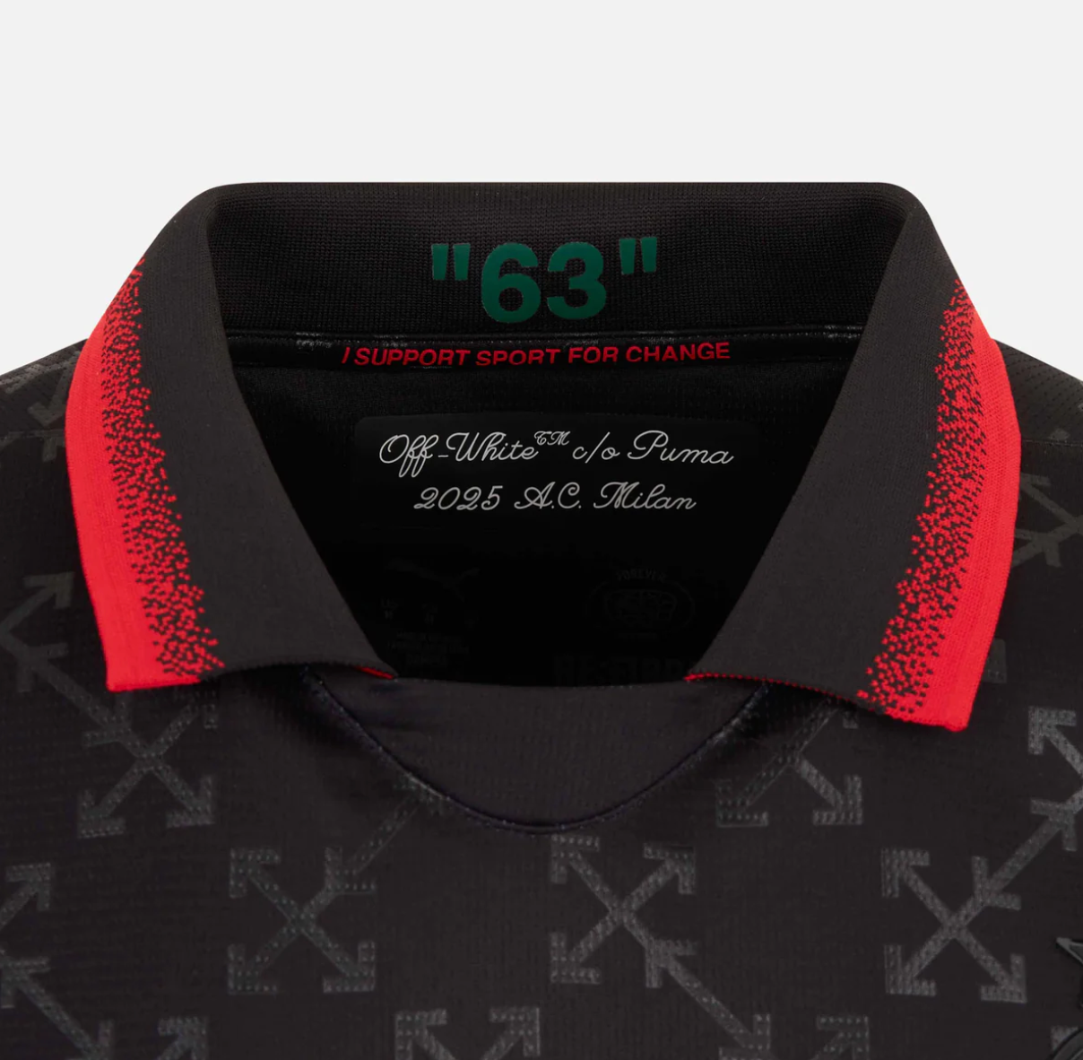 AC Milan x Off-White 2024/2025 (SCHWARZ)