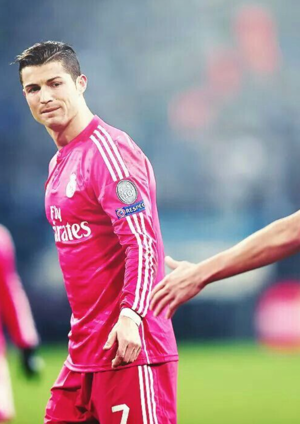 Maglia Retro Rosa Manica Lunga Real Madrid 2014/2015