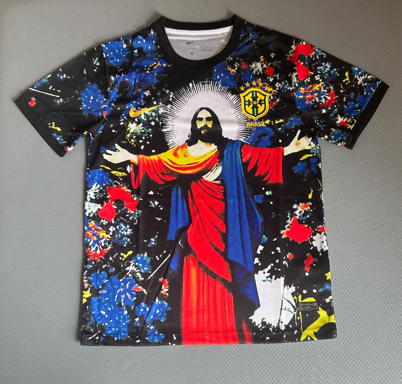 Maglia Edizione Speciale Brasile Gesù Cristo Redentore 2026