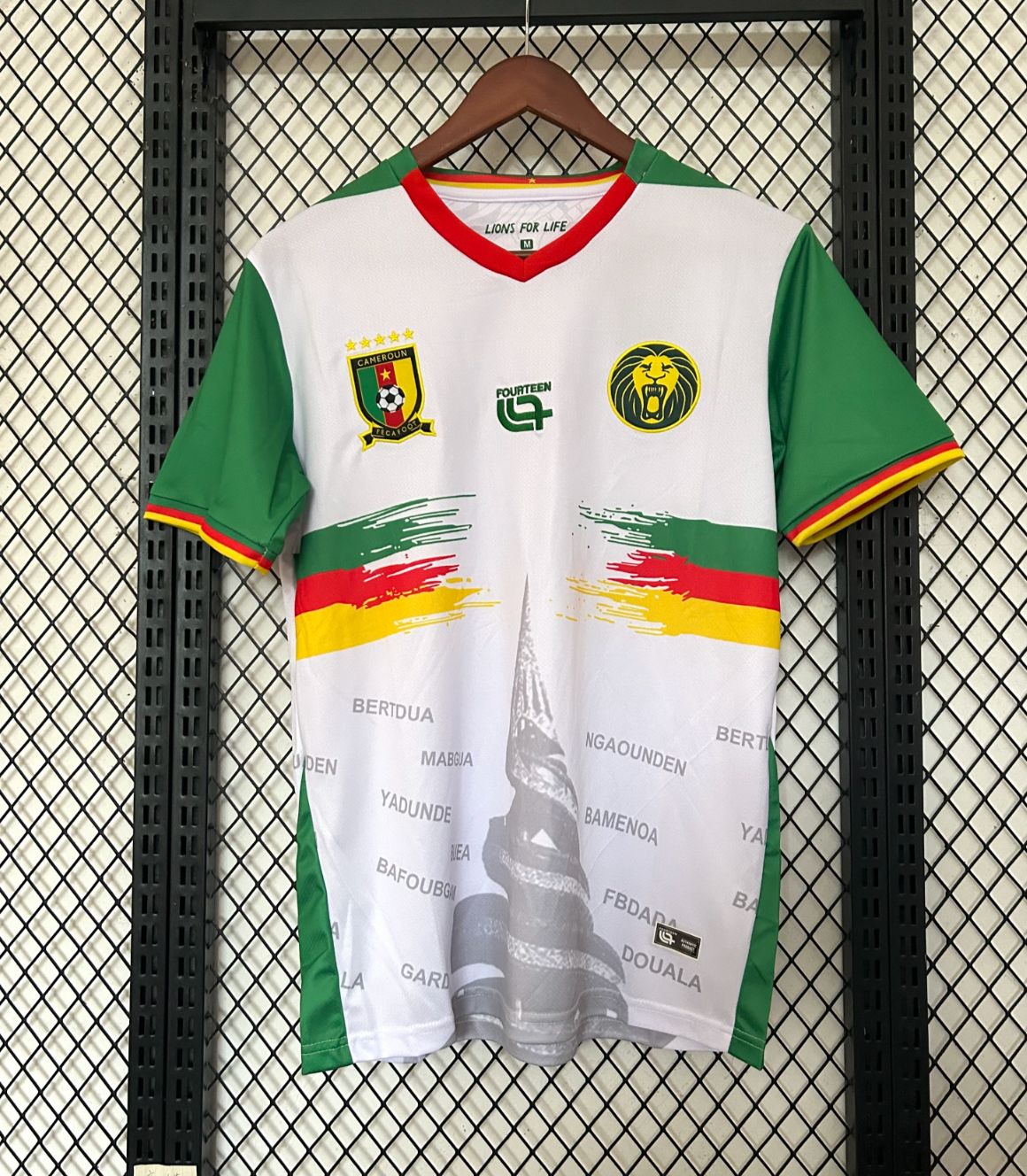 Maillot extérieur blanc Cameroun 2025/2026