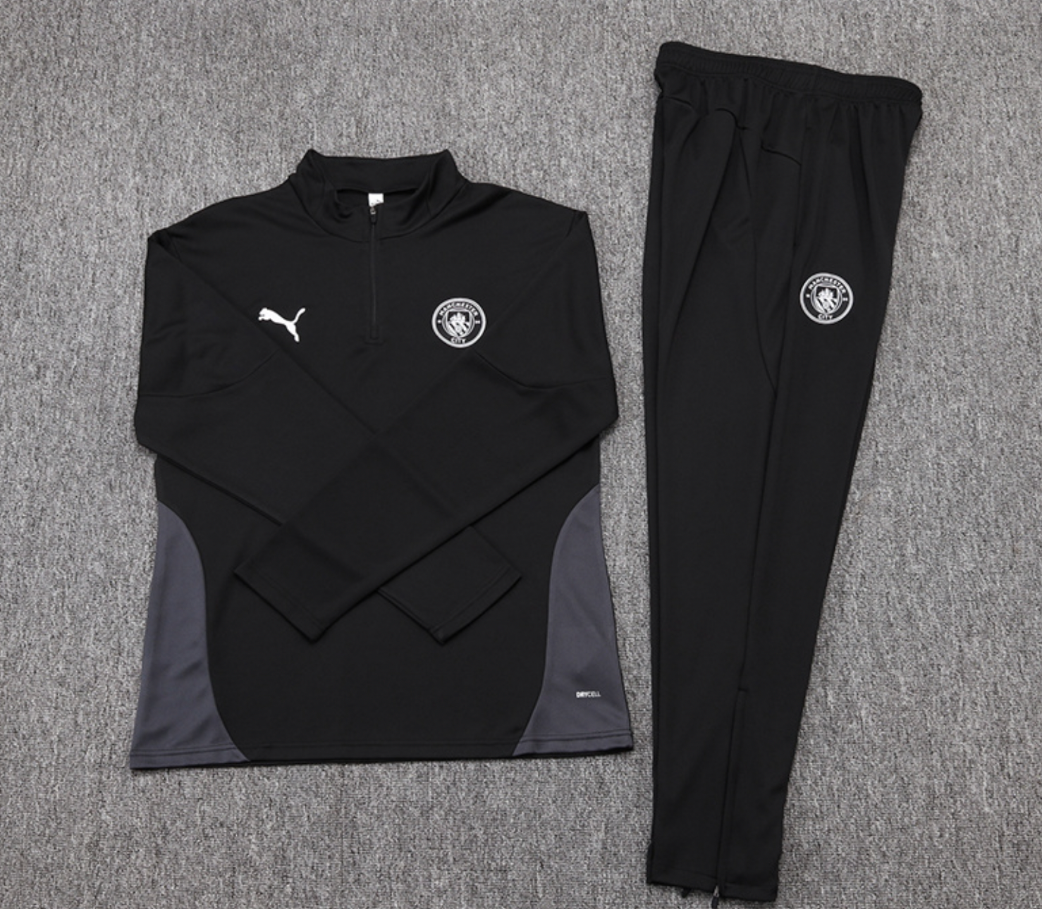Chándal Todo Negro Manchester City 2025/2026
