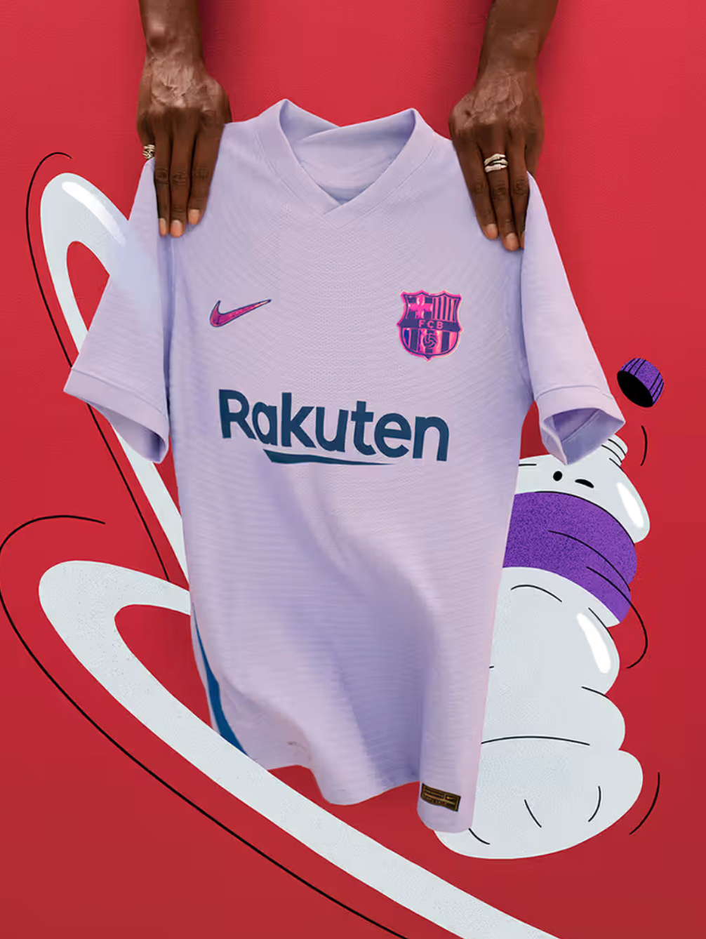 Maglia Viola FC Barcellona 2021/2022
