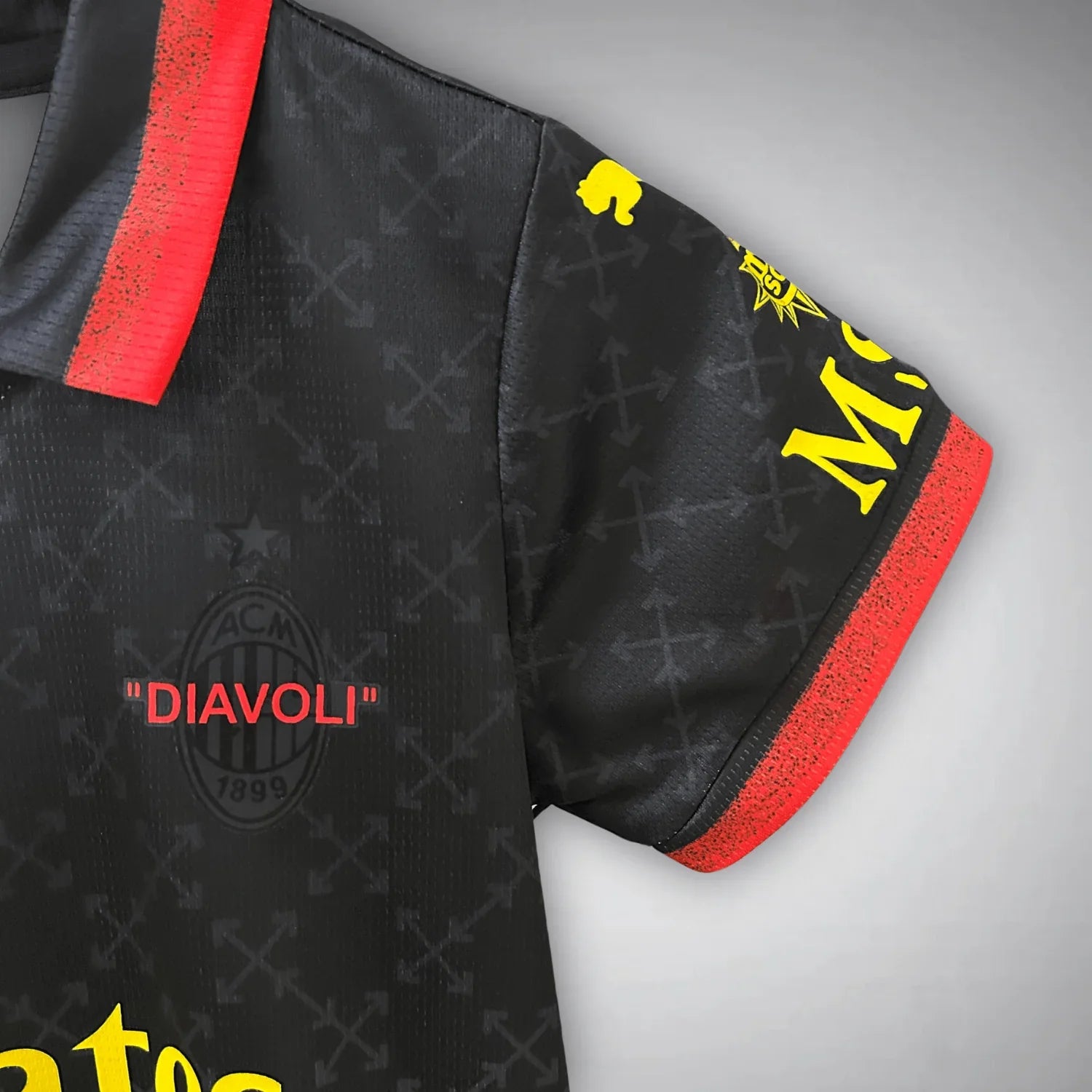 Maglia Bambino AC Milan x Off-White Nera 2025/2026