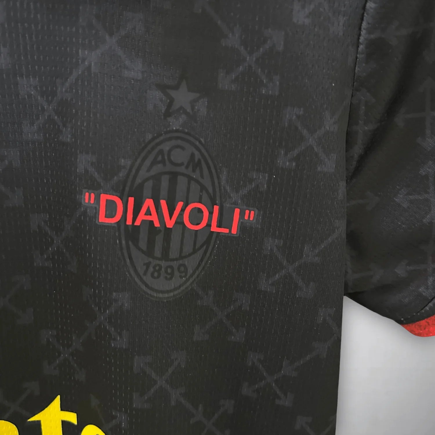 Maglia Bambino AC Milan x Off-White Nera 2025/2026