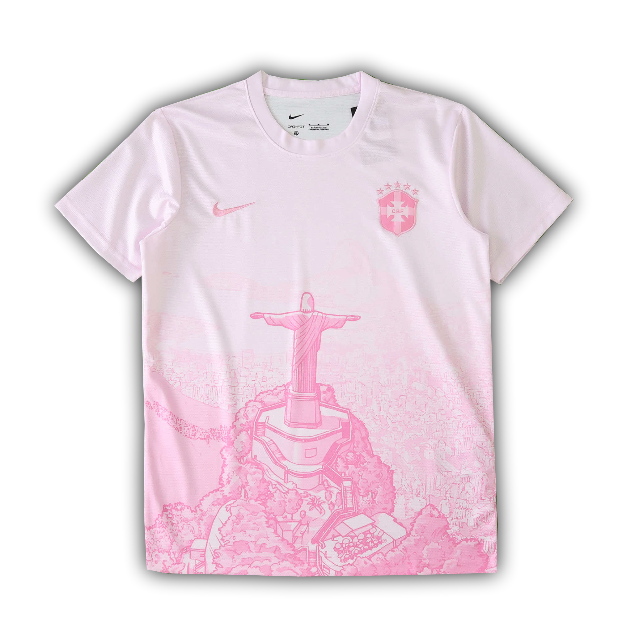 Brazilië Jezus Christus Roze Shirt Speciale Editie 2026