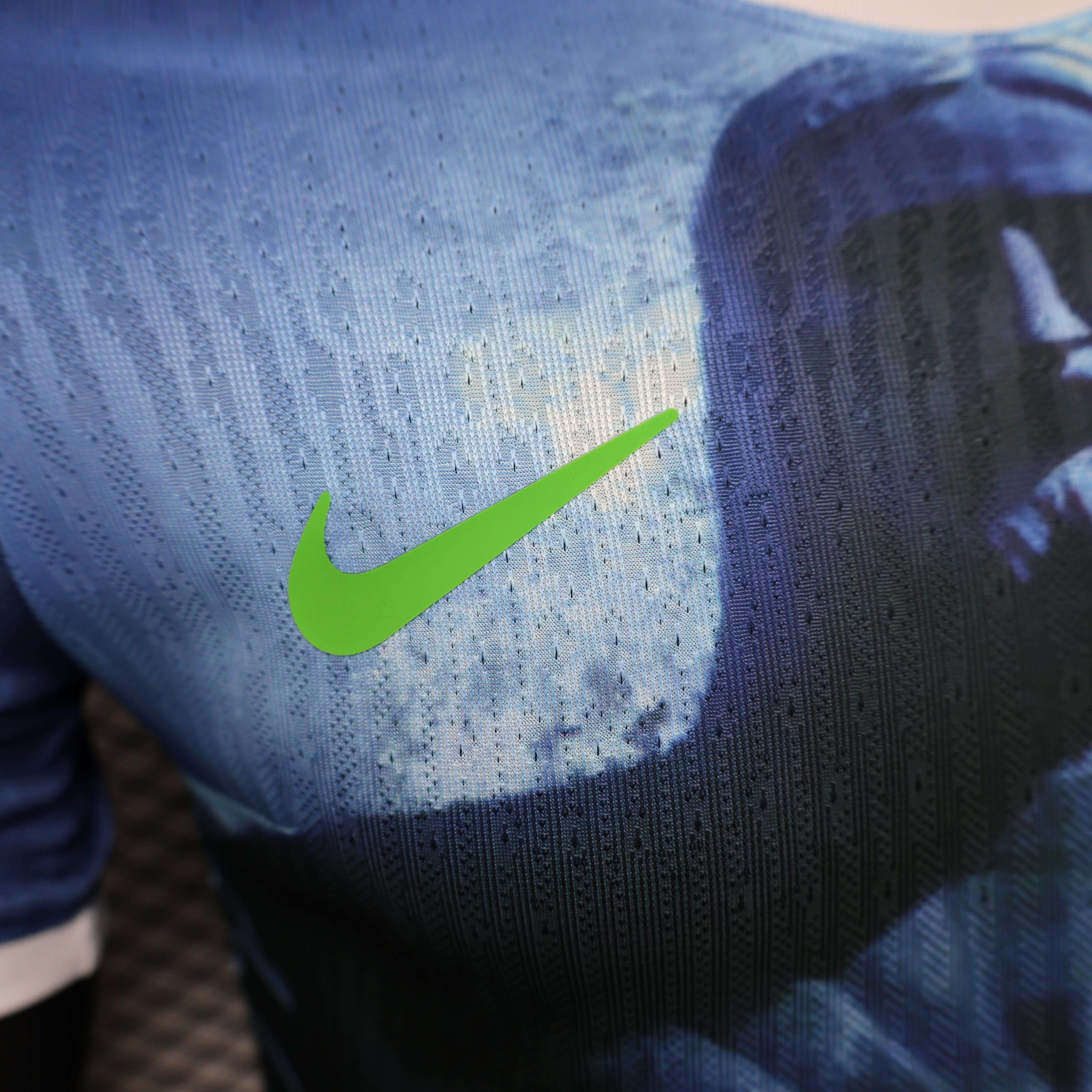 Brasilien Blau Jesus Christus Spezialtrikot