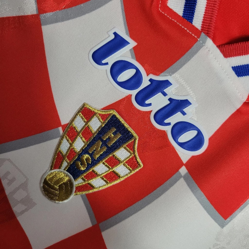 Kroatien Heim Retro Trikot – 1998