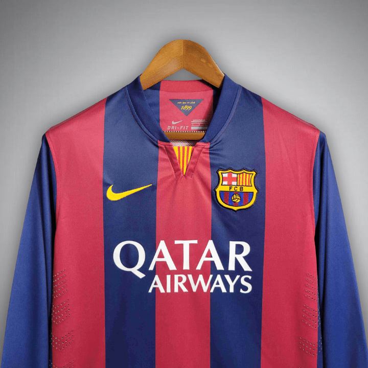 Kit Casa Manica Lunga FC Barcelona 2014-2015