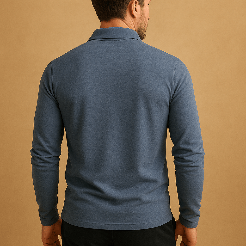 Polo uomo, vestibilità classica, comfort senza tempo per uso quotidiano