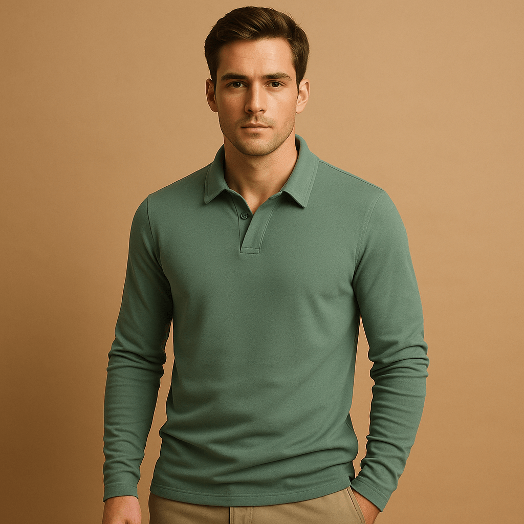 Polo uomo, vestibilità classica, comfort senza tempo per uso quotidiano