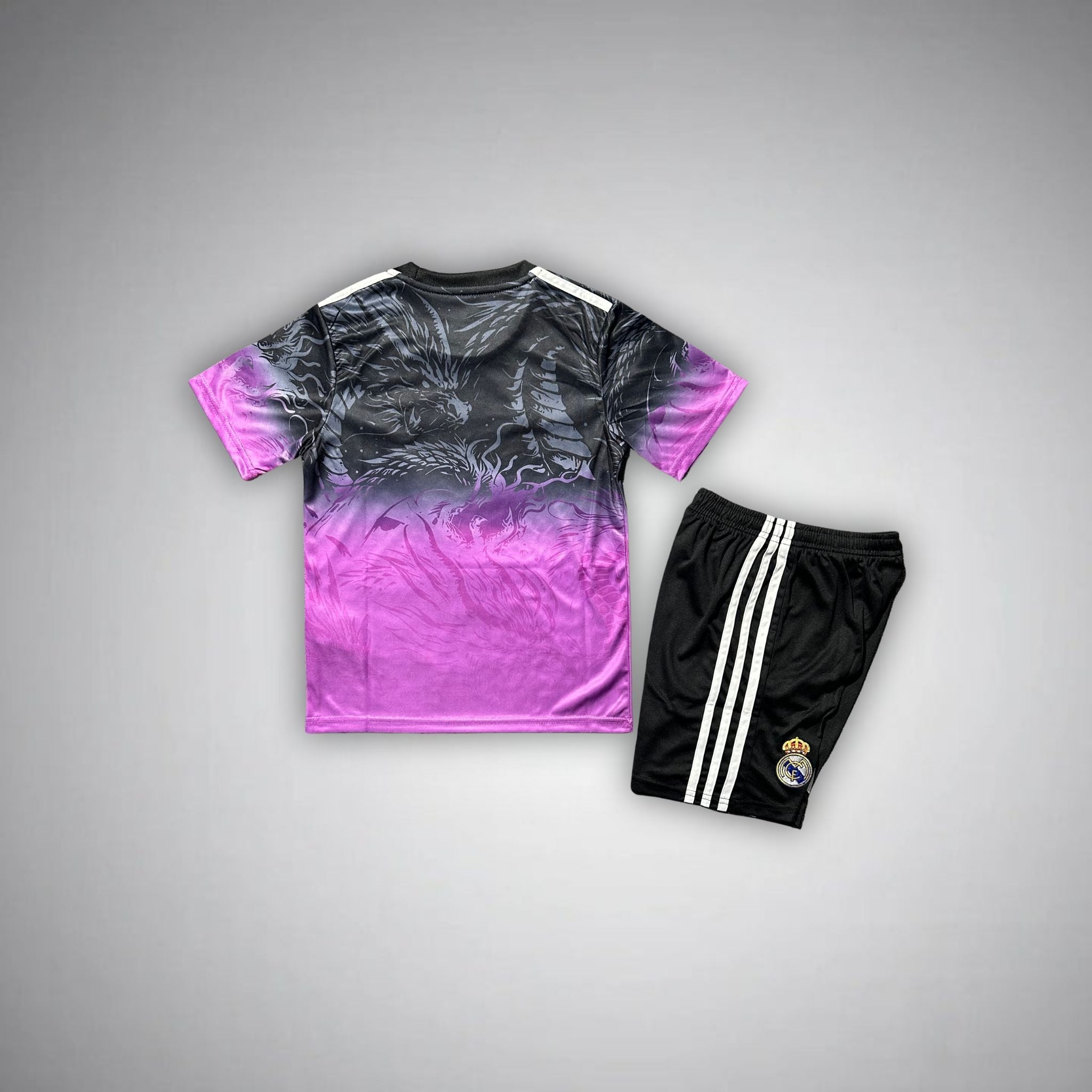 Real Madrid Flammender Drachen Kindertrikot