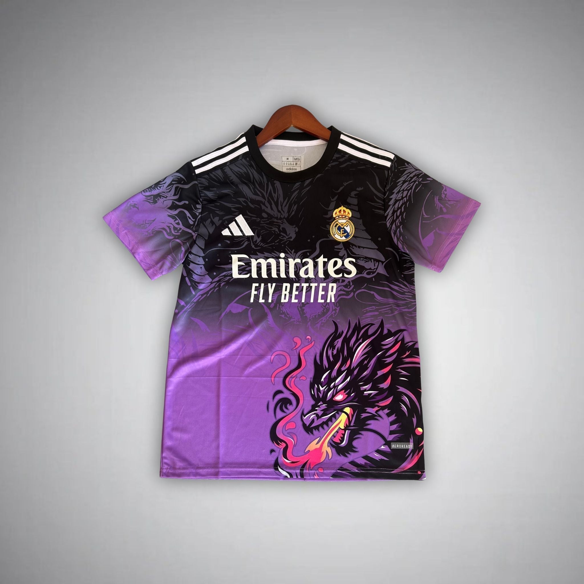Real Madrid Flammender Drachen Kindertrikot