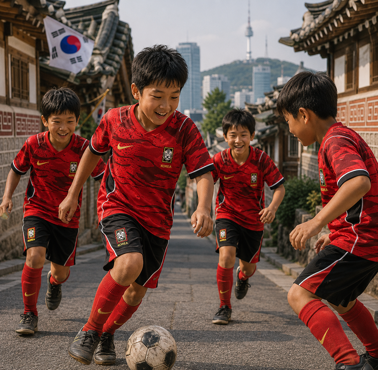 Camiseta infantil local Corea del Sur 2026