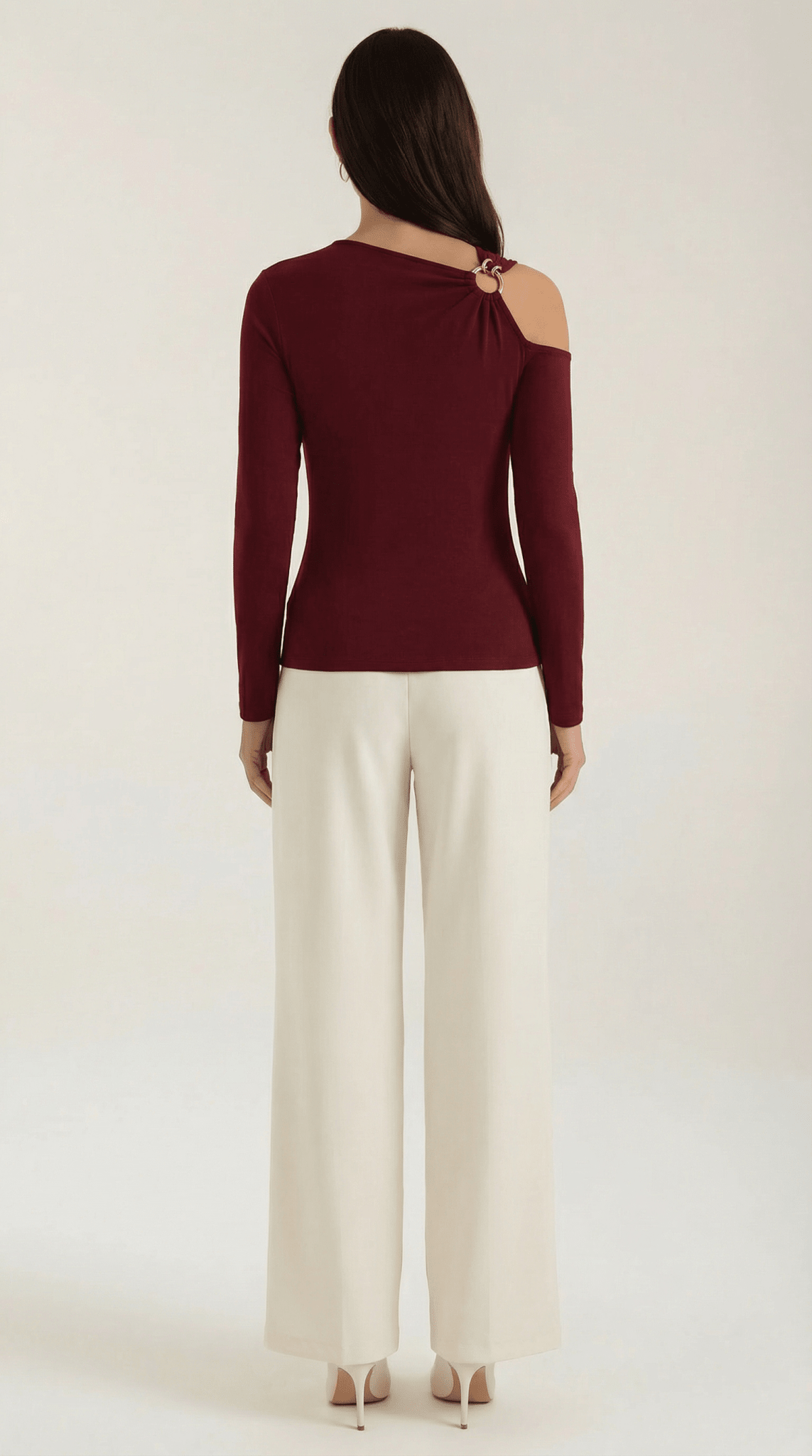 Dames Top — Mouwloos Eén Schouder Asymmetrische Halslijn