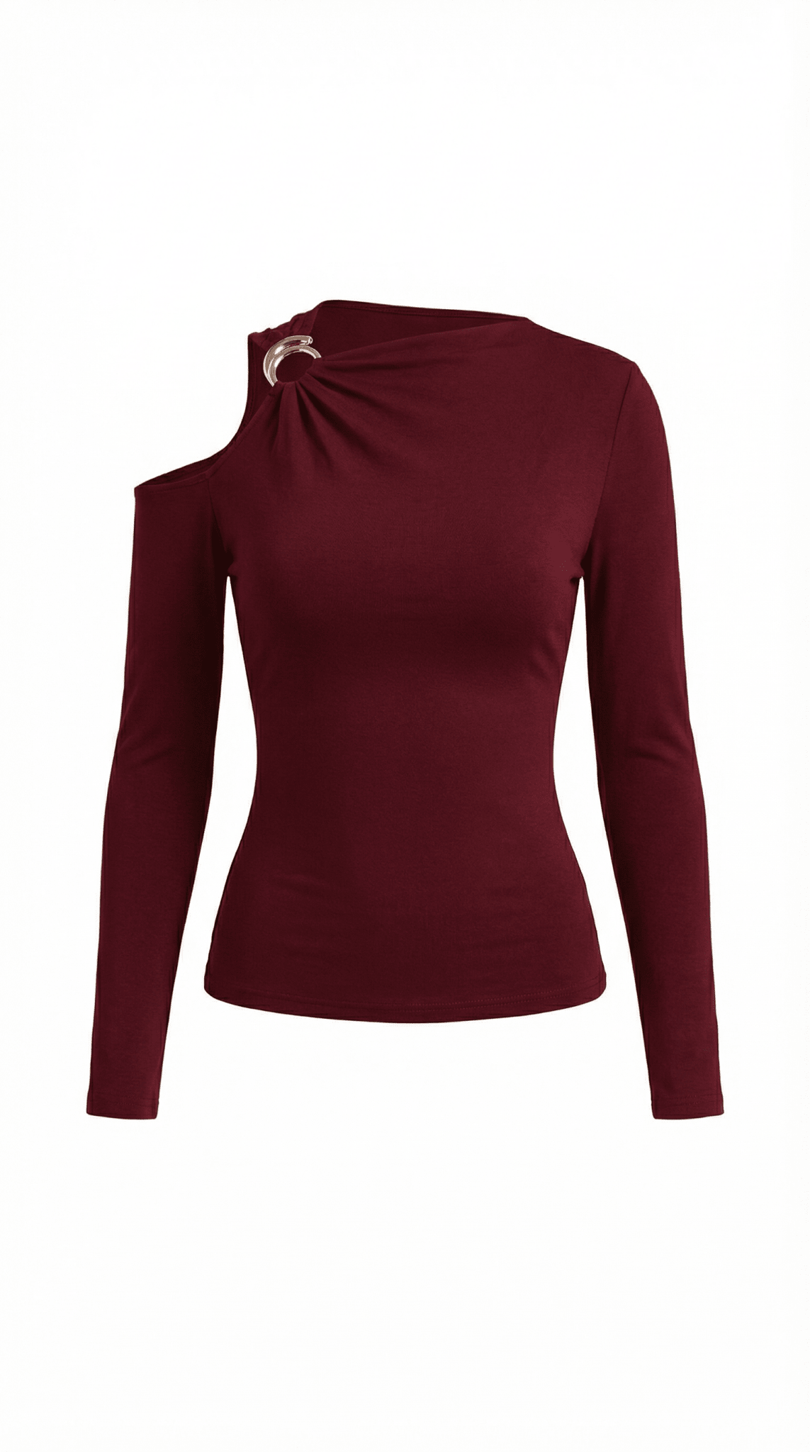 Dames Top — Mouwloos Eén Schouder Asymmetrische Halslijn