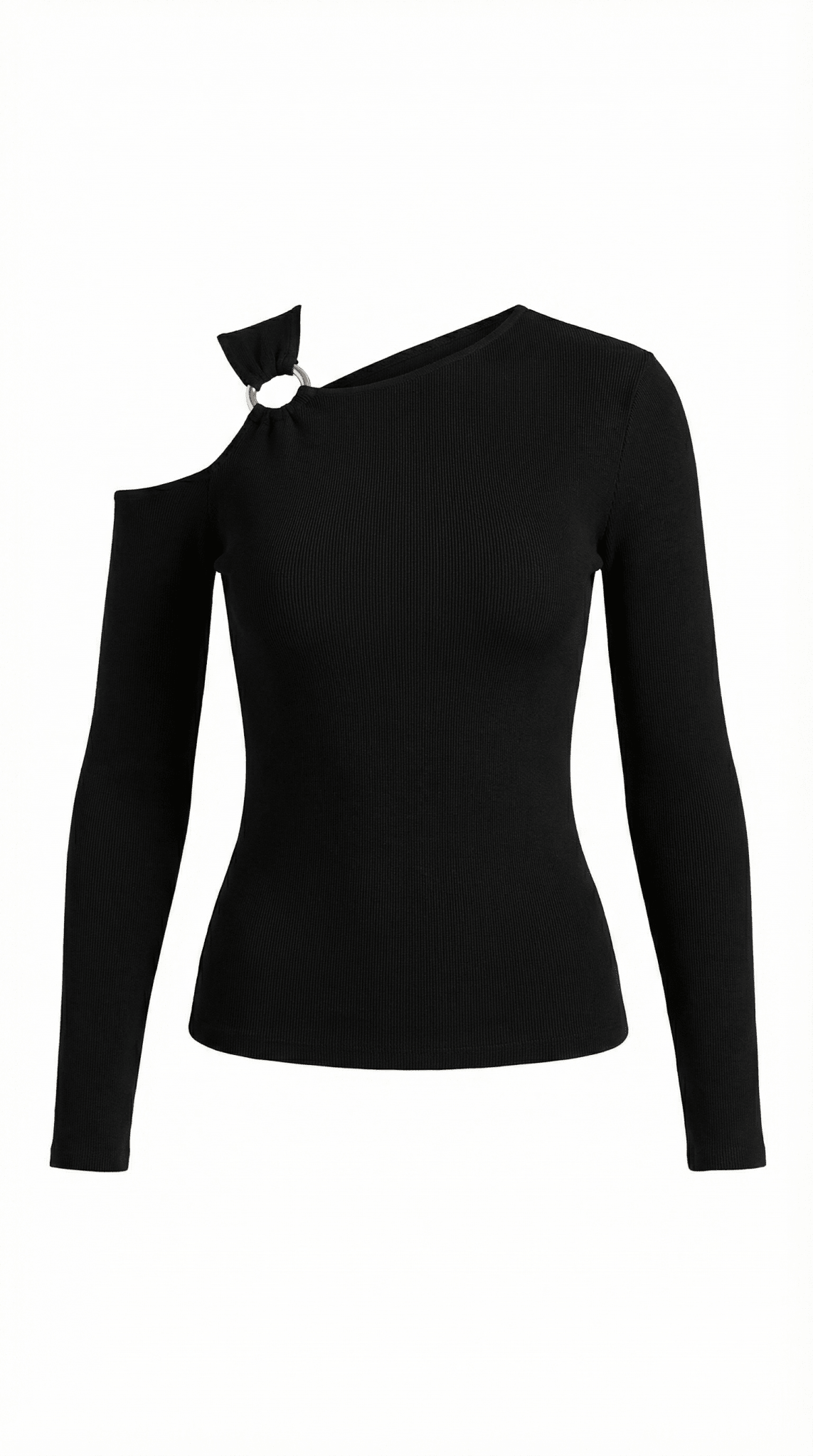 Dames Top — Mouwloos Eén Schouder Asymmetrische Halslijn