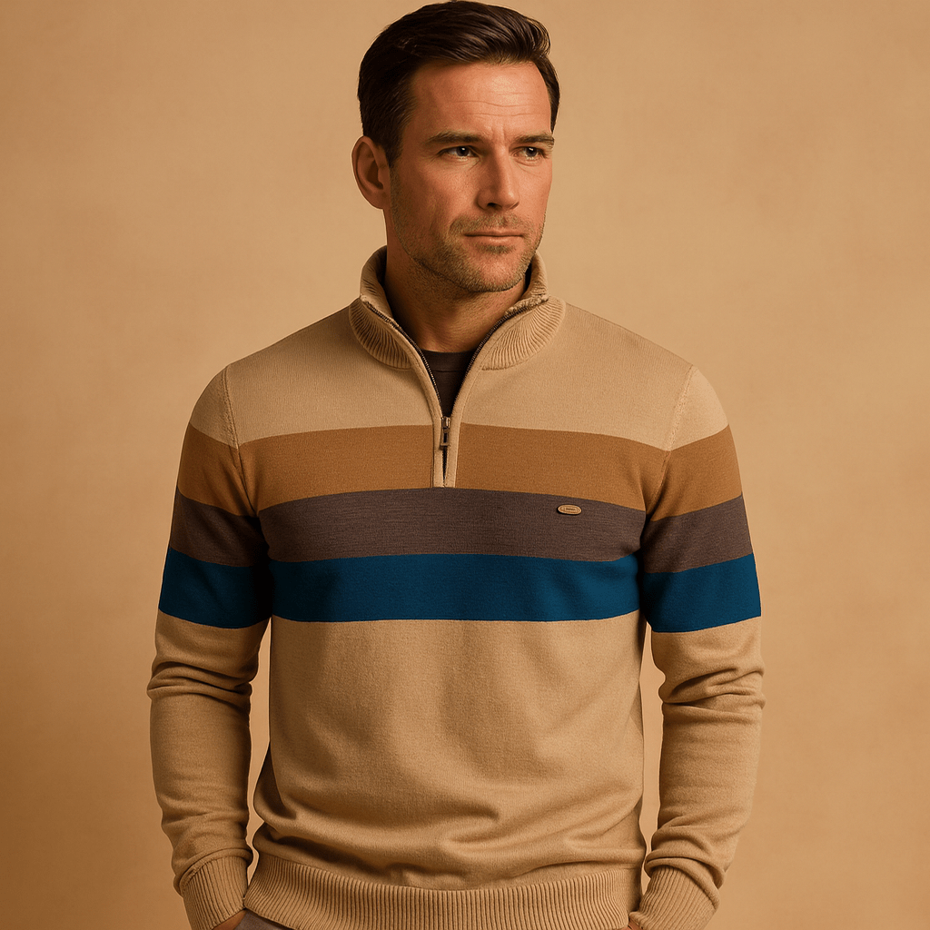 Sudadera con cremallera para hombre, ajuste relajado y casual